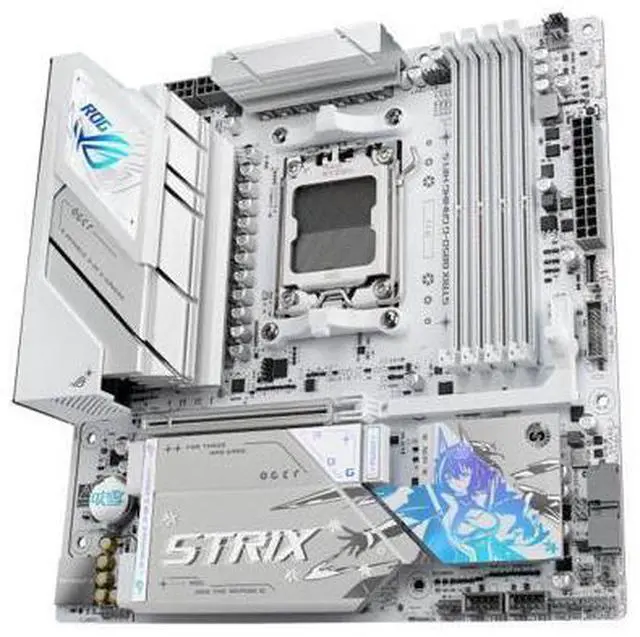 Alt view image 6 of 7 - ASUS ROG Strix B850-G Gaming WiFi S motherboard, AM5 mATX , PCle5.0 WiFi7, USB 20Gbps Type-c,Aura Sync RGB, for AMD Ryzen 9000 & 8000 & 7000 Series Desktop Processors