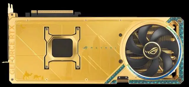 Alt view image 2 of 7 - ASUS ROG Astral GeForce RTX 5090 32GB GDDR7 OC DHAHAB Edition ROG-ASTRAL-RTX5090-O32G-DHAHAB-EDITION DLSS 4.0 PCI Express 5.0 Graphics Card