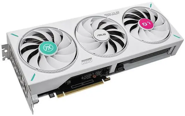 Alt view image 2 of 5 - ASUS TX Gaming GeForce RTX 5060 Ti  HATSUNE MIKU Edition Gaming Graphics Card (PCIe 5.0, 8GB GDDR7, DLSS 4, HDMI 2.1b, DisplayPort 2.1b, AI performance 758TOPs) TX-RTX5060 Ti-8G-GAMING-HATSUNE MIKU