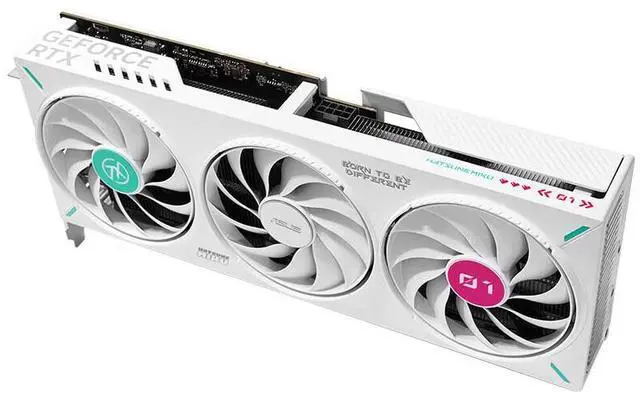 Alt view image 3 of 5 - ASUS TX Gaming GeForce RTX 5060 Ti  HATSUNE MIKU Edition Gaming Graphics Card (PCIe 5.0, 8GB GDDR7, DLSS 4, HDMI 2.1b, DisplayPort 2.1b, AI performance 758TOPs) TX-RTX5060 Ti-8G-GAMING-HATSUNE MIKU