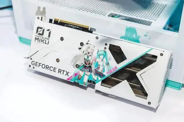 Alt view image 5 of 5 - ASUS TX Gaming GeForce RTX 5060 Ti  HATSUNE MIKU Edition Gaming Graphics Card (PCIe 5.0, 8GB GDDR7, DLSS 4, HDMI 2.1b, DisplayPort 2.1b, AI performance 758TOPs) TX-RTX5060 Ti-8G-GAMING-HATSUNE MIKU