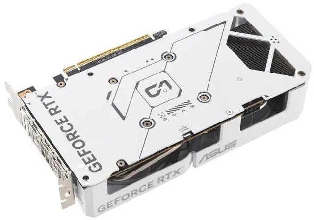 Alt view image 4 of 7 - ASUS Dual GeForce RTX 5060 White  8GB GDDR7, PCI Express 5.0 x8 ATX Graphics Card DUAL-RTX5060-8G- WHITE