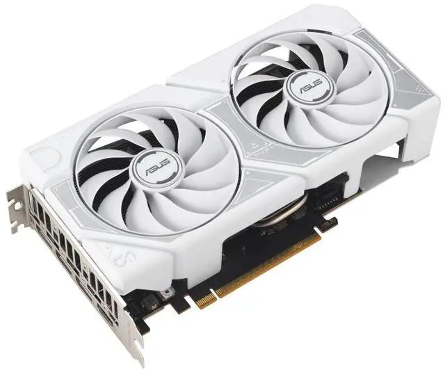 Alt view image 6 of 7 - ASUS Dual GeForce RTX 5060 White  8GB GDDR7, PCI Express 5.0 x8 ATX Graphics Card DUAL-RTX5060-8G- WHITE