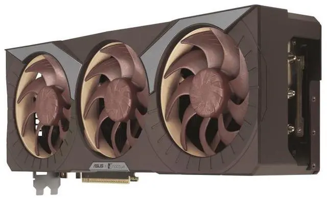 Alt view image 2 of 7 - ASUS NOCTUA GeForce RTX 5080 16GB GDDR7 OC Edition RTX5080-O16G-NOCTUA PCI-Express 5.0 DLSS 4.0 Graphics Card