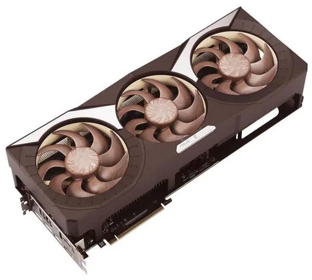 Alt view image 3 of 7 - ASUS NOCTUA GeForce RTX 5080 16GB GDDR7 OC Edition RTX5080-O16G-NOCTUA PCI-Express 5.0 DLSS 4.0 Graphics Card