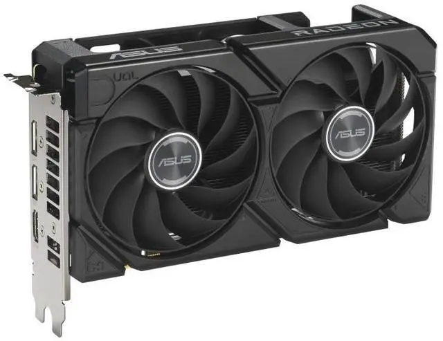 Alt view image 2 of 7 - ASUS DUAL Radeon RX 9060 XT 16GB GDDR6 PCI Express 5.0 x16 ATX Graphics Card DUAL-RX9060XT-16G RX 9060XT 16GB