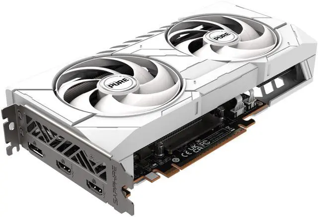 Alt view image 2 of 5 - SAPPHIRE PURE Radeon RX 9060 XT 8GB GDDR6 PCI Express 5.0 x16 ATX Graphics Card