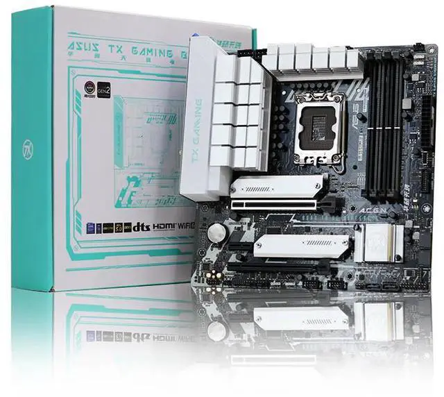 Main image of ASUS TX GAMING B760M WIFI Motherboard, LGA 1700 DDR5 128GB Micro ATX Motherboard