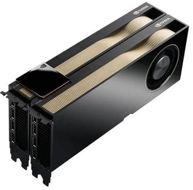 Alt view image 3 of 4 - NVIDIA Quadro RTX A6000 48G Graphics Card, GDDR6 ECC Memory, 384-bit, Bandwidth 768 GB/s, DP1.4 x 4, Modeling and Rendering, Film and Video Post-Production