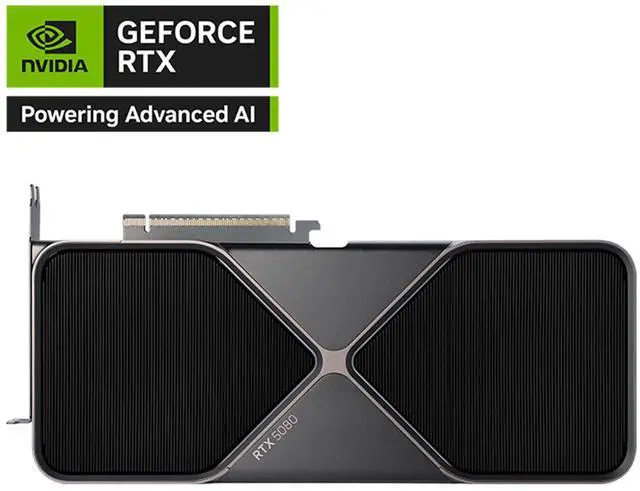 Main image of NVIDIA GeForce RTX 5080 16G Graphics Card, Public Domain, DLSS 4 cutting-edge AI technology, Panoramic light tracking, Al computing power 1801 TOPS