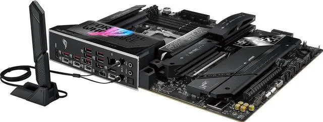 Alt view image 7 of 7 - ASUS ROG STRIX X870E-E GAMING WIFI AMD AM5 X870 ATX motherboard 18+2+2 power stages, Dynamic OC Switcher, Core Flex, DDR5 AEMP, WiFi 7, 5x M.2, PCIe 5.0, Q-Release Slim, USB4, AI OCing & Networking