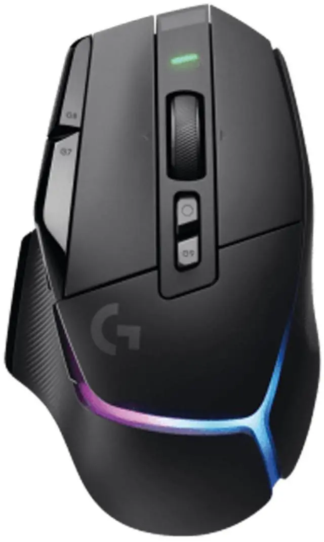 Alt view image 2 of 7 - Logitech G502 X PLUS LIGHTSPEED Wireless RGB Gaming Mouse - Optical mouse with LIGHTFORCE hybrid switches, LIGHTSYNC RGB, HERO 25K gaming sensor, compatible with PC - macOS/Windows - Black