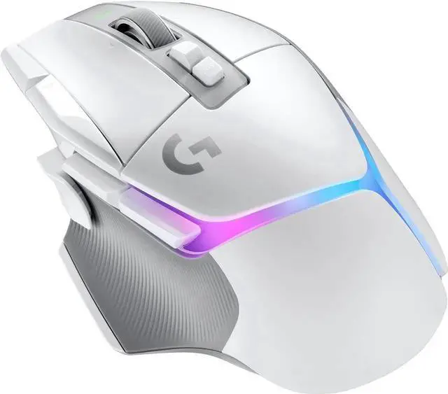 Main image of Logitech G502 X PLUS LIGHTSPEED Wireless RGB Gaming Mouse - Optical mouse with LIGHTFORCE hybrid switches, LIGHTSYNC RGB, HERO 25K gaming sensor, compatible with PC - macOS/Windows - White