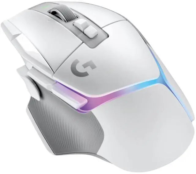 Alt view image 6 of 7 - Logitech G502 X PLUS LIGHTSPEED Wireless RGB Gaming Mouse - Optical mouse with LIGHTFORCE hybrid switches, LIGHTSYNC RGB, HERO 25K gaming sensor, compatible with PC - macOS/Windows - White