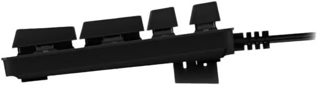 Alt view image 3 of 7 - Logitech G512 LIGHTSYNC RGB Mechanical Gaming Keyboard, Carbon Fiber English Layout GX Switches, Aircraft Grade Aluminum Alloy, 26 Keys Punchless, Macro Programming, USB Direct, Black, Red Shaft