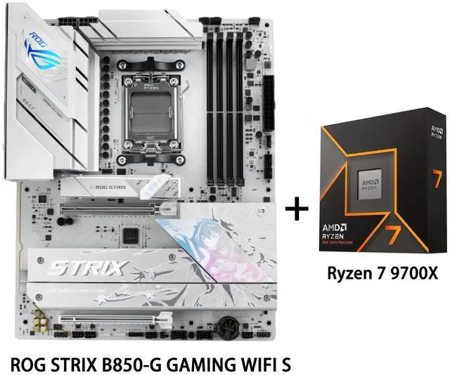ASUS ROG STRIX B850-A GAMING WIFI S Motherboard & AMD Ryzen 7