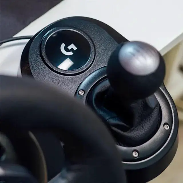 Alt view image 4 of 5 - Logitech G29 Driving Force Shifter, Racing Steering Wheel Shifter, Made of Steel and Leather for Durability, Racing Steering Wheel Shifter for Logitech G29 and G923 G920,Black