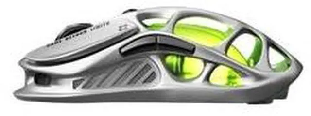 Alt view image 2 of 5 - GravaStar Mercury M1 Pro Wireless Gaming Mouse, 26,000 DPI PAW3395DM Sensor , Lightweight Magnesium Alloy , Tri-Mode (Wired/2.4GHz/Bluetooth) , 4K Polling Rate , Up to 200-Hour Battery, silver