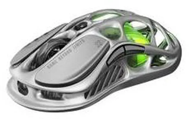 Alt view image 3 of 5 - GravaStar Mercury M1 Pro Wireless Gaming Mouse, 26,000 DPI PAW3395DM Sensor , Lightweight Magnesium Alloy , Tri-Mode (Wired/2.4GHz/Bluetooth) , 4K Polling Rate , Up to 200-Hour Battery, silver