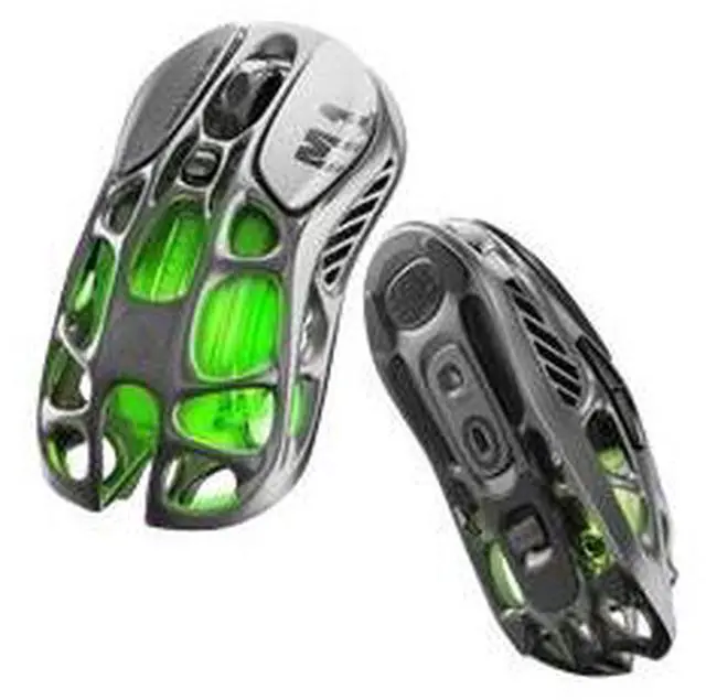 Alt view image 5 of 5 - GravaStar Mercury M1 Pro Wireless Gaming Mouse, 26,000 DPI PAW3395DM Sensor , Lightweight Magnesium Alloy , Tri-Mode (Wired/2.4GHz/Bluetooth) , 4K Polling Rate , Up to 200-Hour Battery, silver