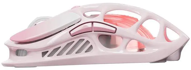 Alt view image 3 of 7 - GravaStar Mercury M1 Pro Wireless Gaming Mouse, Lightweight Magnesium Alloy, 26,000 DPI, PAW3395DM Sensor, 5 Programmable Buttons, Support Wired/2.4GHz/BT, Up to 200 Hours Battery Life , Sakura Pink