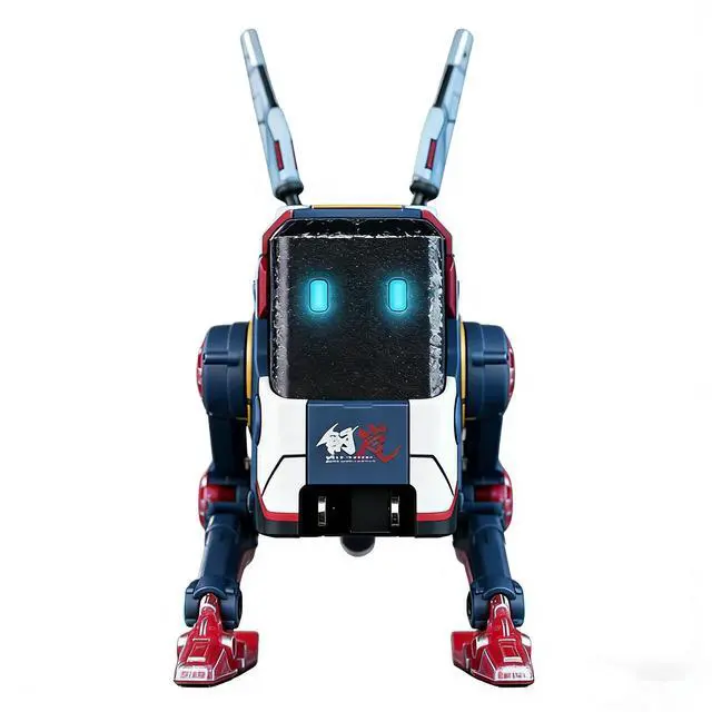 Main image of GravaStar 65W USB C Charger, Alpha65 Robot Fast GaN Charger Block, 3-Port Fast Power Adapter, Foldable Compact Wall USB C Charger for iPhone, MacBook, iPad, Galaxy S23/S24, Steam Deck , Black-Blue-Red