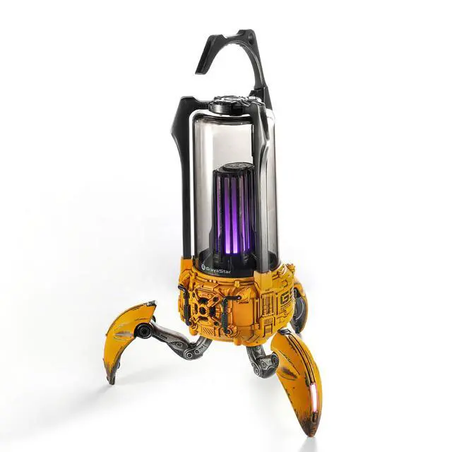 Alt view image 3 of 4 - Gravastar Supernova Portable Bluetooth Speaker, LED Table Lamp Speaker, 9H Playtime, TWS Pairing, Wireless Speakers fo Party/Outdoor/Camping/Gifts,yellow