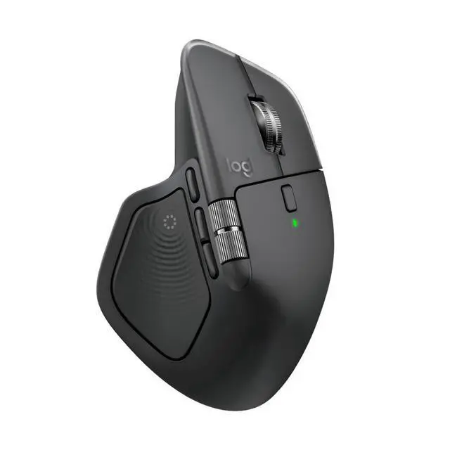 Alt view image 2 of 6 - Logitech MX Master 4 Wireless Bluetooth Mouse, with Ultra-fast Scrolling, Ergo, haptic feedback, Customize vibration intensity, Black