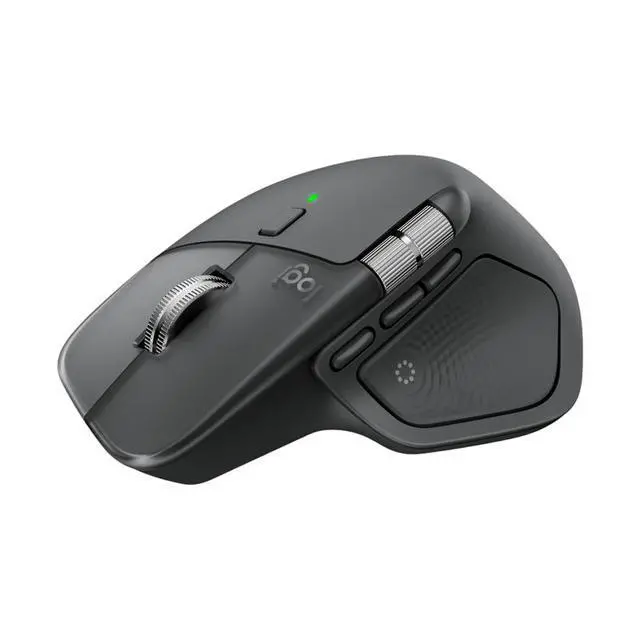 Alt view image 3 of 6 - Logitech MX Master 4 Wireless Bluetooth Mouse, with Ultra-fast Scrolling, Ergo, haptic feedback, Customize vibration intensity, Black