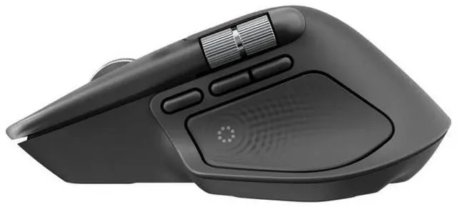 Alt view image 5 of 6 - Logitech MX Master 4 Wireless Bluetooth Mouse, with Ultra-fast Scrolling, Ergo, haptic feedback, Customize vibration intensity, Black