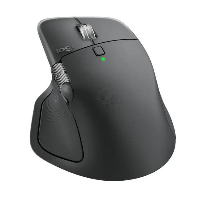 Alt view image 6 of 6 - Logitech MX Master 4 Wireless Bluetooth Mouse, with Ultra-fast Scrolling, Ergo, haptic feedback, Customize vibration intensity, Black