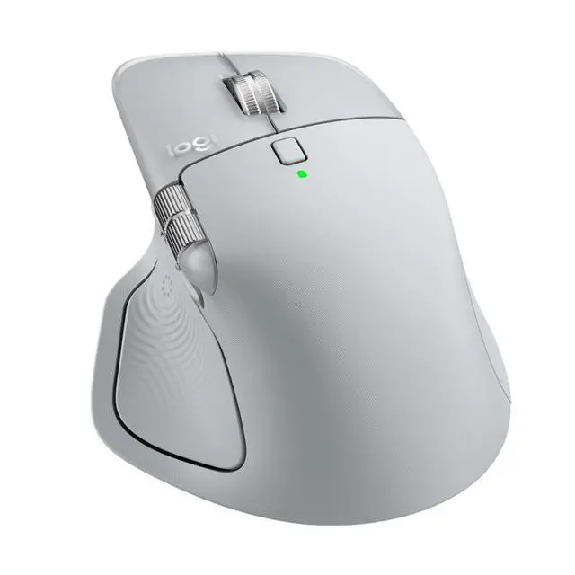 Alt view image 6 of 6 - Logitech MX Master 4 Wireless Bluetooth Mouse, with Ultra-fast Scrolling, Ergo, haptic feedback, Customize vibration intensity, Pale Gray