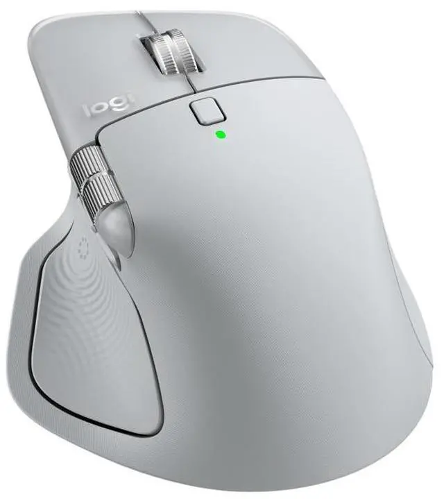 Alt view image 6 of 6 - Logitech MX Master 4 Wireless Bluetooth Mouse, with Ultra-fast Scrolling, Ergo, haptic feedback, Customize vibration intensity, Pale Gray