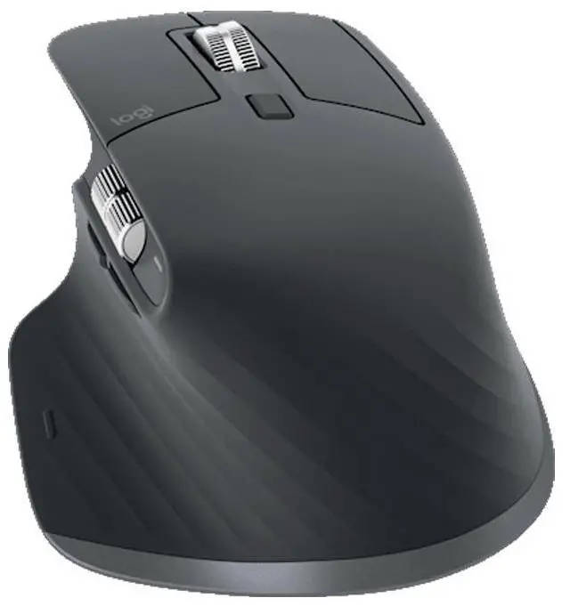 Alt view image 2 of 3 - Logitech MX Master 3S Lite Wireless Mouse, Ergonomic Office, High-end Graphite, Logi Bolt Wireless Receiver,8000dpi, 7buttons,for window/macOS/iPadOS/ChromeOS /Linux, MX Master 3s Elite Edition,black