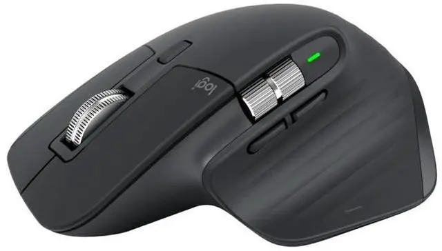 Alt view image 3 of 3 - Logitech MX Master 3S Lite Wireless Mouse, Ergonomic Office, High-end Graphite, Logi Bolt Wireless Receiver,8000dpi, 7buttons,for window/macOS/iPadOS/ChromeOS /Linux, MX Master 3s Elite Edition,black