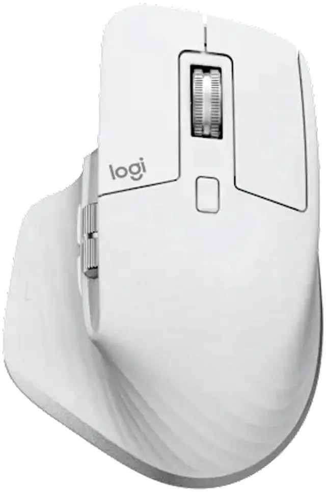 Main image of Logitech MX Master 3S - Wireless Performance Mouse, with Ultra-fast Scrolling, Ergo, 8K DPI, Track on Glass, Quiet Clicks, USB-C, Bluetooth, Windows, Linux, Chrome - Pale Grey-white