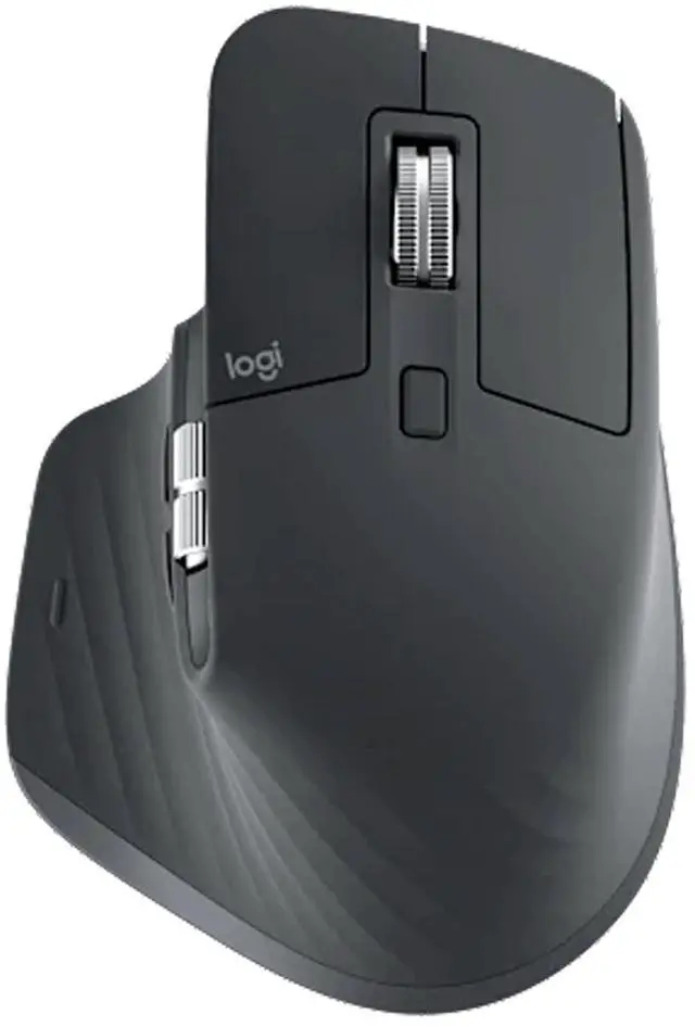 Main image of Logitech MX Master 3S - Wireless Performance Mouse, with Ultra-fast Scrolling, Ergo, 8K DPI, Track on Glass, Quiet Clicks, USB-C, Bluetooth, Windows, Linux, Chrome -Graphite, black