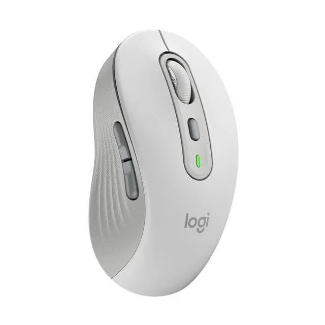 Alt view image 6 of 6 - Logitech Signature Plus M750 Mouse, Optical - Wireless 32.81 ft Bluetooth/Radio Frequency USB 2000 dpi - Scroll Wheel , Small/Medium Hand/Palm Size - 1 x A, WHITE