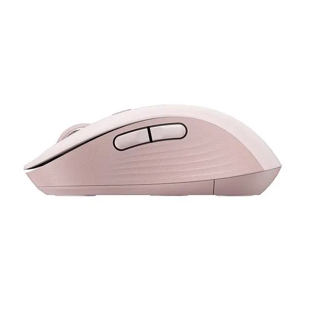 Alt view image 5 of 6 - Logitech Signature Plus M750 Mouse, Optical - Wireless 32.81 ft Bluetooth/Radio Frequency USB 2000 dpi - Scroll Wheel , Small/Medium Hand/Palm Size - 1 x A, pink