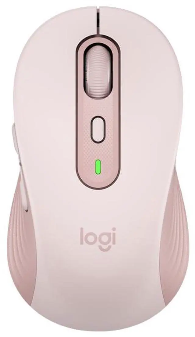 Main image of Logitech Signature Plus M750 Mouse, Optical - Wireless 32.81 ft Bluetooth/Radio Frequency USB 2000 dpi - Scroll Wheel , Small/Medium Hand/Palm Size - 1 x A, pink