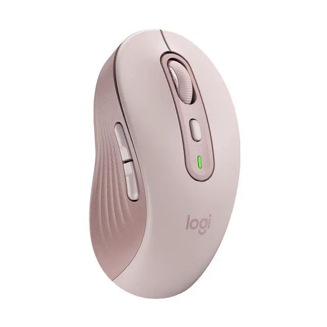 Alt view image 6 of 6 - Logitech Signature Plus M750 Mouse, Optical - Wireless 32.81 ft Bluetooth/Radio Frequency USB 2000 dpi - Scroll Wheel , Small/Medium Hand/Palm Size - 1 x A, pink