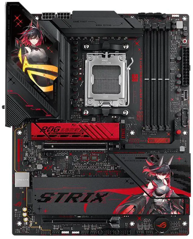 Main image of ASUS ROG STRIX X870-H GAMING WIFI7 S motherboard, RO HIME EDITION AMD AM5 X870 ATX ,16+2+1 80A power stages,DDR5,PCIe 5.0 x16, 4x M.2 , Wi-Fi 7,2.5Gb LAN,2xUSB4, USB Type-C, BIOS FlashBack