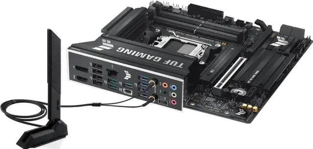 Alt view image 6 of 7 - ASUS TUF GAMING B850 PLUS WIFI Motherboard & AMD Ryzen 7 9700X CPU Combo, AM5 interface for Rui Long 9000/8000/7000, 14+2+1 (80A) power supply, DDR5, 2.5G network / WiFi7, Dual M.2 PCIe5.0