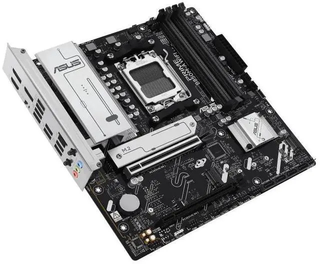 Alt view image 5 of 7 - ASUS PRIME B850M-A WIFI Motherboard & AMD Ryzen 9 9900X CPU Combo, AMD B850 (AM5 Socket) micro-ATX, PCIe 5.0 Ready,three M.2 slots,Wi-Fi 6E,Realtek 2.5Gb Ethernet,front USB 5Gbps Type-C support