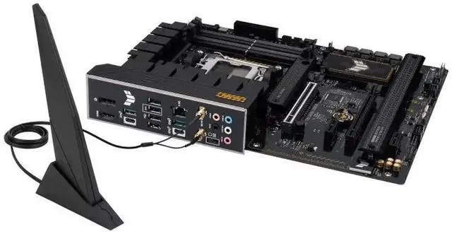 Alt view image 6 of 7 - ASUS TUF GAMING B650-PLUS WIFI Motherboard & AMD Ryzen 9 9950X3D CPU Combo, AMD B650 AM5 Ryzen Desktop 9000 8000 and 7000 ATX motherboard, 14 power stages, PCIe® 5.0 M.2, WiFi 6 and 2.5 Gb Ethernet