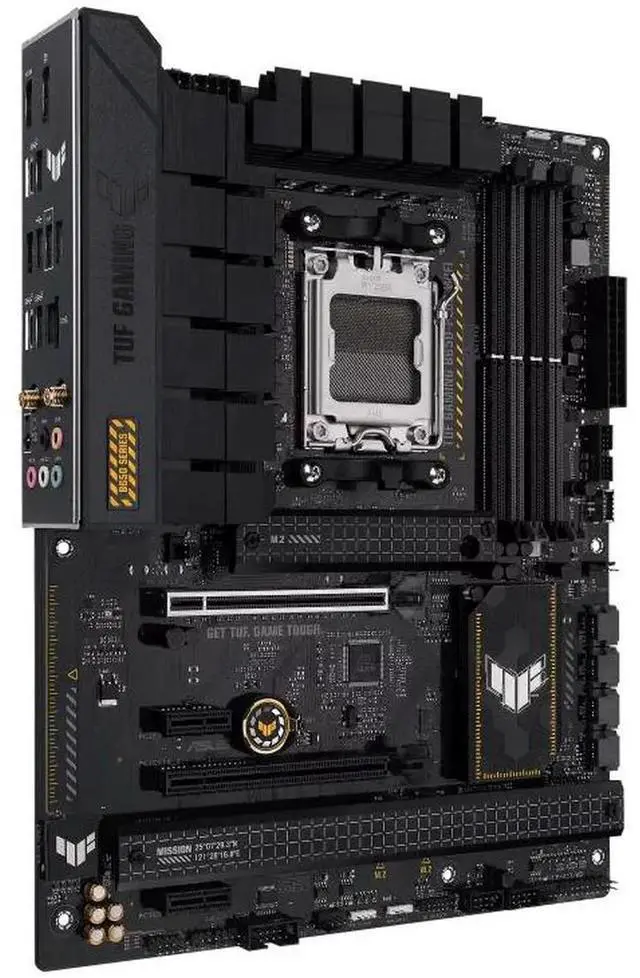 Alt view image 5 of 7 - ASUS TUF GAMING B650-PLUS WIFI Motherboard & AMD Ryzen 9 9950X3D CPU Combo, AMD B650 AM5 Ryzen Desktop 9000 8000 and 7000 ATX motherboard, 14 power stages, PCIe® 5.0 M.2, WiFi 6 and 2.5 Gb Ethernet