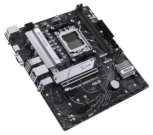 Alt view image 6 of 7 - Asus PRIME B650M-K Motherboard & AMD Ryzen 7 9800X3D CPU Combo, Micro-ATX motherboard with DDR5 PCIe 5.0 M.2 2.5Gb