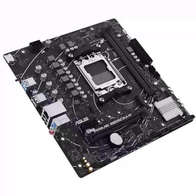 Alt view image 5 of 7 - ASUS PRIME B650M-F Motherboard & AMD Ryzen 7 9700X CPU Combo, B650 micro-ATX motherboard,AM5,DDR5,PCIe 4.0, M.2 slot,Realtek 1Gb wired LAN,HDMI,USB 5Gbps Type-A,SATA 6 Gbps