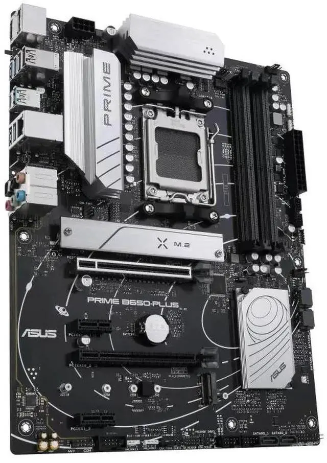 Alt view image 5 of 7 - ASUS PRIME B650-PLUS Motherboard & AMD Ryzen 9 9950X CPU Combo, AMD B650 AM5 ATX, DDR5, PCIe 5.0 M.2, 2.5Gb LAN, DP, HDMI®, SATA 6Gbps, USB 3.2 Gen 2 & 1 Type-C®, BIOS FlashBack, USB4® support