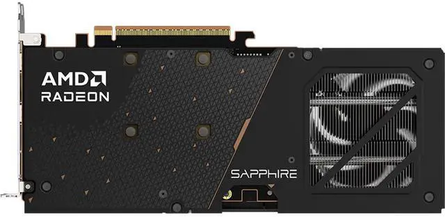 Alt view image 6 of 6 - SAPPHIRE BLACK DIAMOND Radeon RX 9060 XT 8GB GDDR6 PCI Express 5.0 x16 ATX Graphics Card, 9060XT BLACK DIAMOND 8G